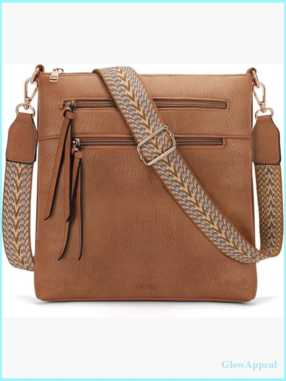 Small Crossbody Purse for Women Travel Handbag with Thick Adjustable Strap